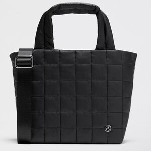 Quilted grid small Tote Bag 5L